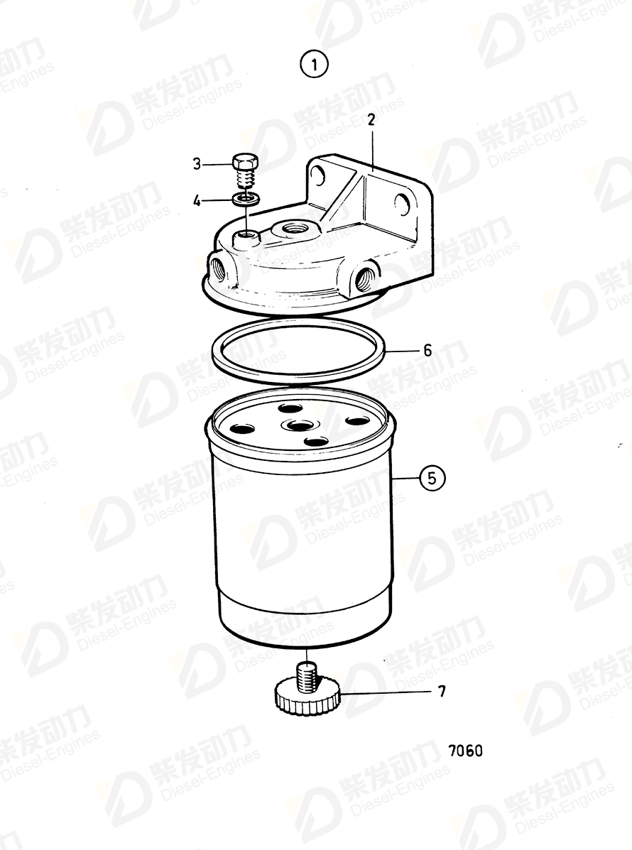 VOLVO Screw 838594 Drawing